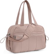 Reistas - Weekendtas dames - Sporttas dames - Reistas 40x30x20 - Handbagagetas - Handbagage - Weekender dames - Underseater geschikt voor Transavia, TUI, Wizzair, Eurowings, Easyjet - Taupe