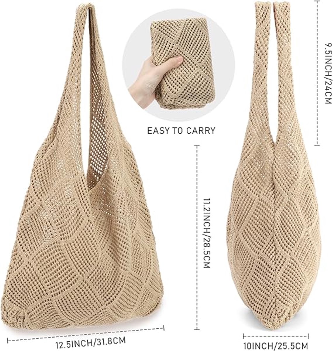 Hippe, gehaakte tassen maken met Yarn and Colors Lookbook #29 ZenTastic Bags