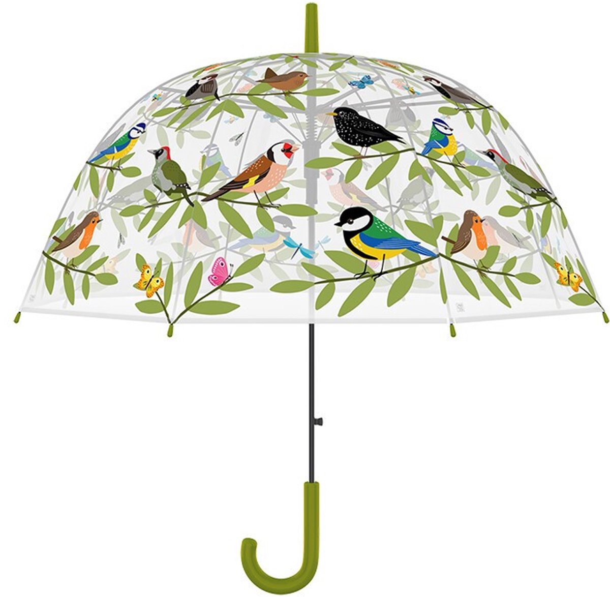 Esschert Design Paraplu vogelclub transparant Ø83cm