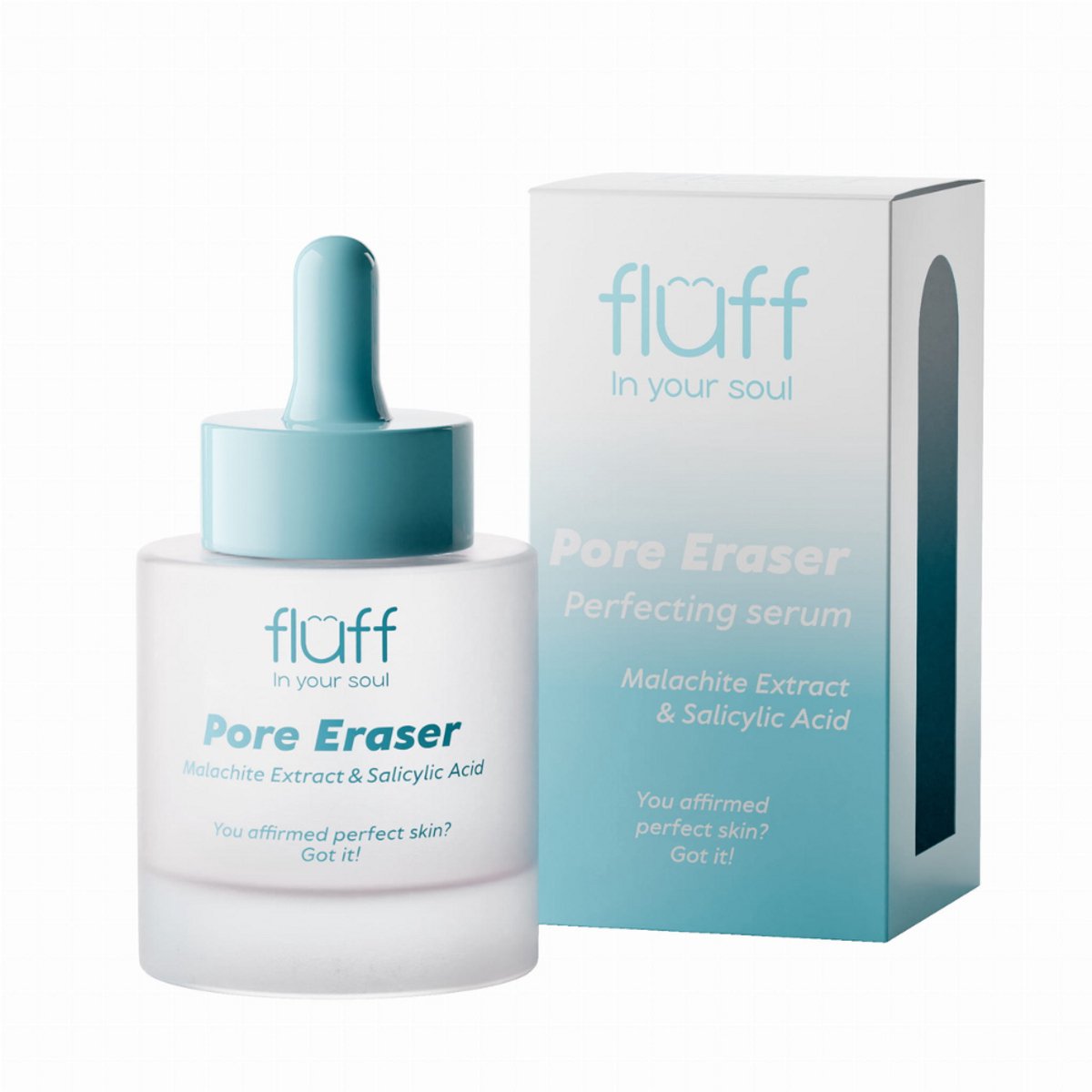 FLUFF PORE ERASER Face Serum met salicylic acid en malachite extract 30ml