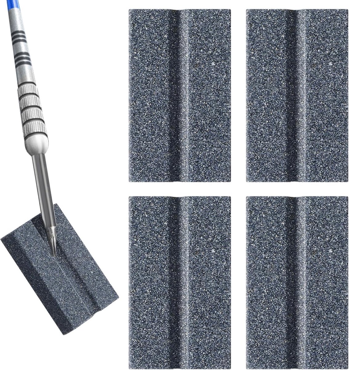 Darts V-Sharp Slijpen Zandstenen - Dartpuntenslijper voor Stalen Punt - Eenvoudig Polijsten en Ontbramen - Dartaccessoires