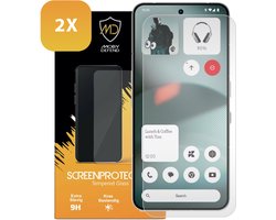 2-Pack MobyDefend Screenprotectors - Geschikt voor Nothing Phone (3) - Case-Friendly Screensavers - Gehard Glas