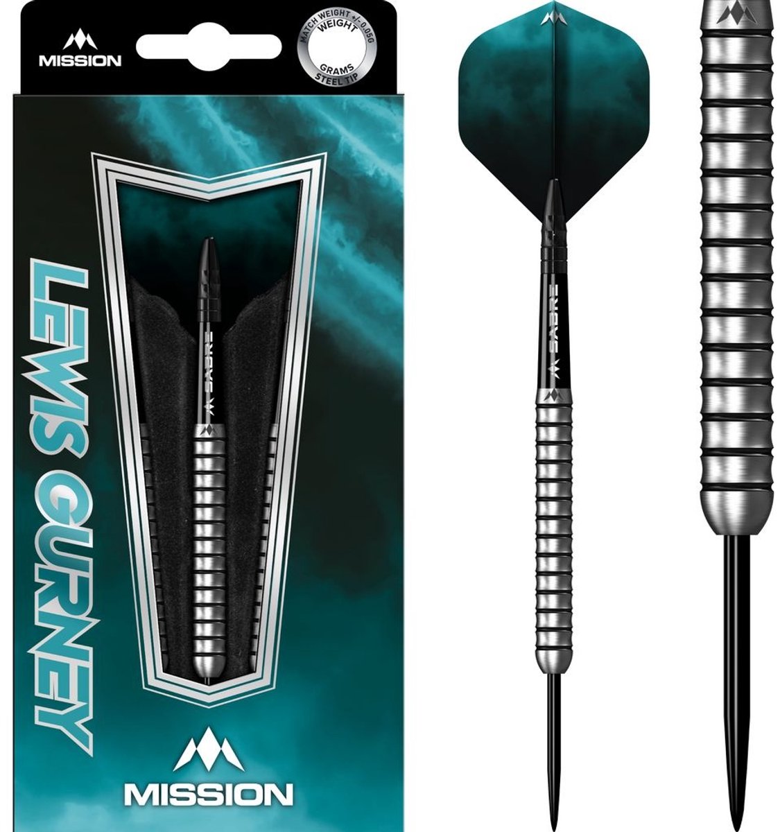 Mission Lewis Gurney 95% - Dartpijlen 22 Gram