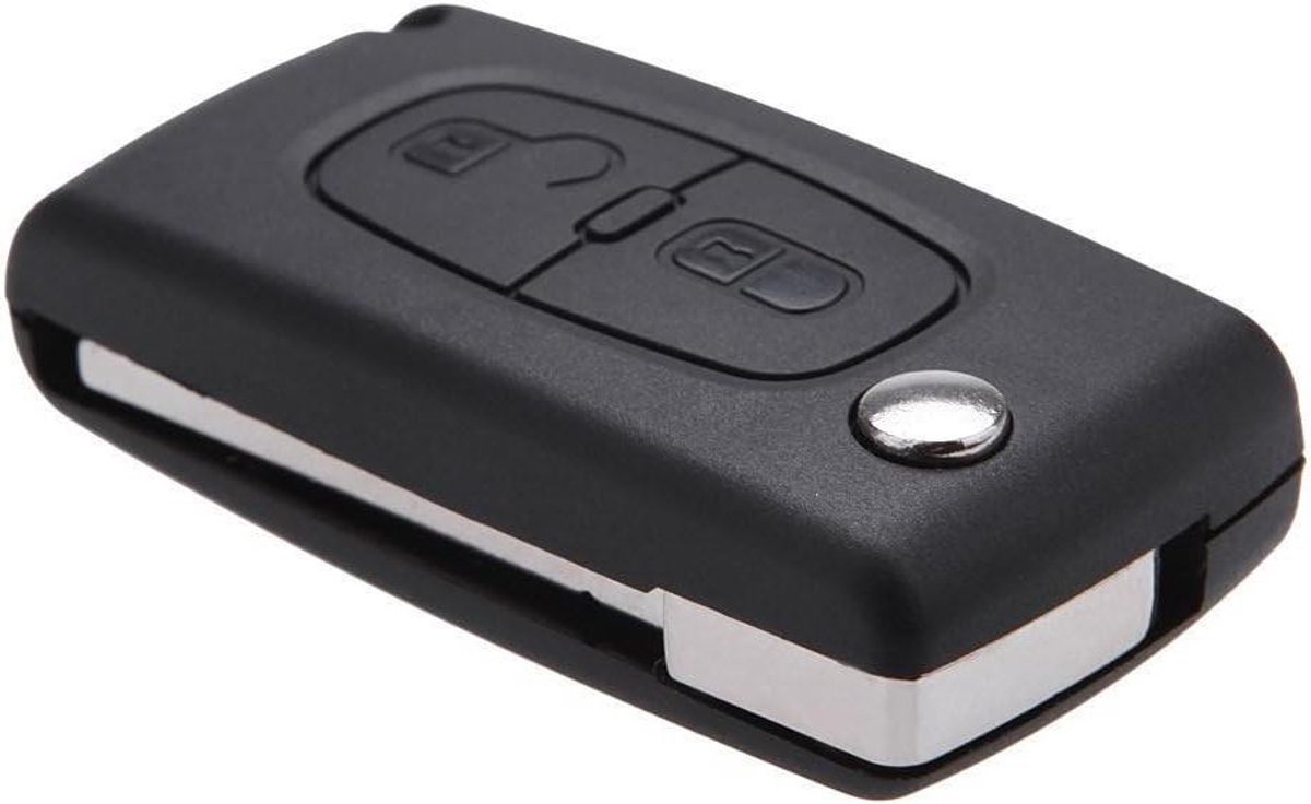 JGS Premium - Sleutelbehuizing geschikt voor Peugeot 207 307 308 - CE0536 - Beschermende autosleutel cover