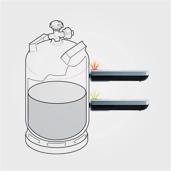 Gasinhoudmeter Level Check — afbeelding 5