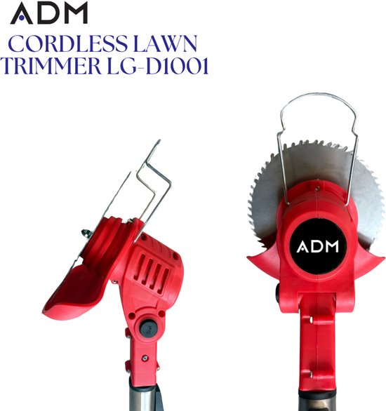 ADM Draadloze Opvouwbare Grastrimmer + 2 accu's – 21V – Telescopisch – Compact en krachtig — afbeelding 3
