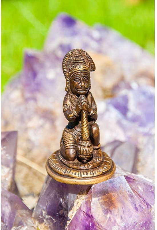 Hanuman Beeld van Messing 8,5 cm