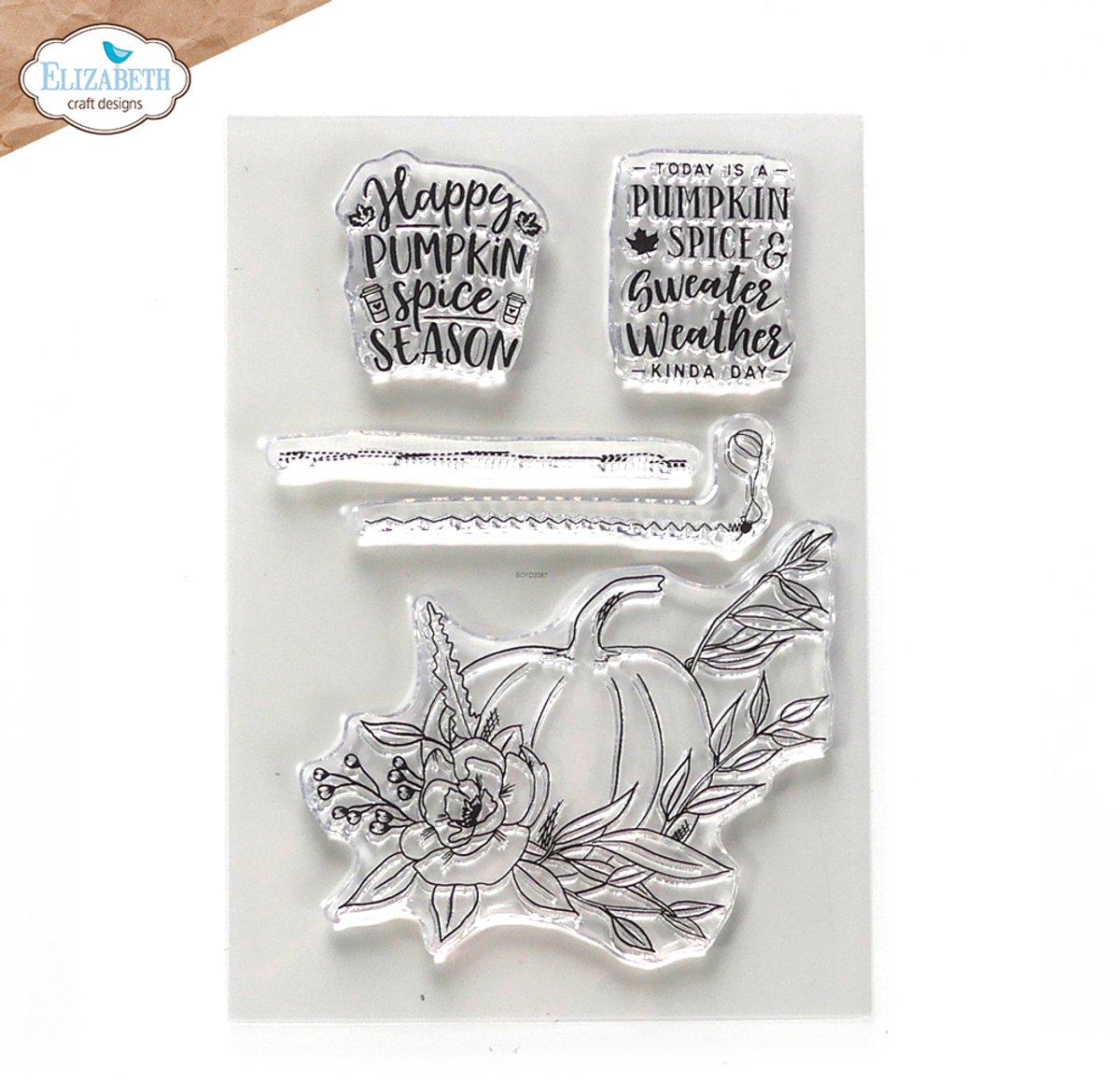 ECD Clear stamps - Pumpkin spice season