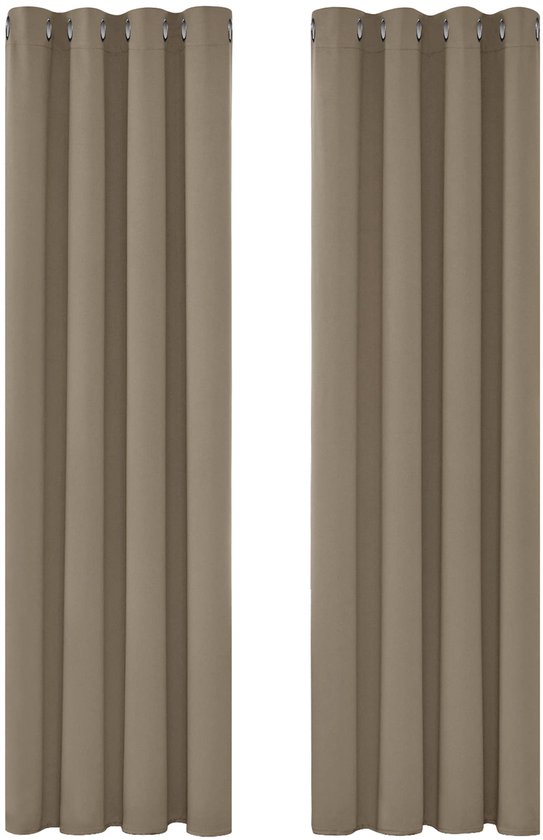 Set van 2 Verduisteringsgordijnen voor de Slaapkamer - Elegant Set van 2 Verduisteringsgordijnen voor de Slaapkamer - Elegant