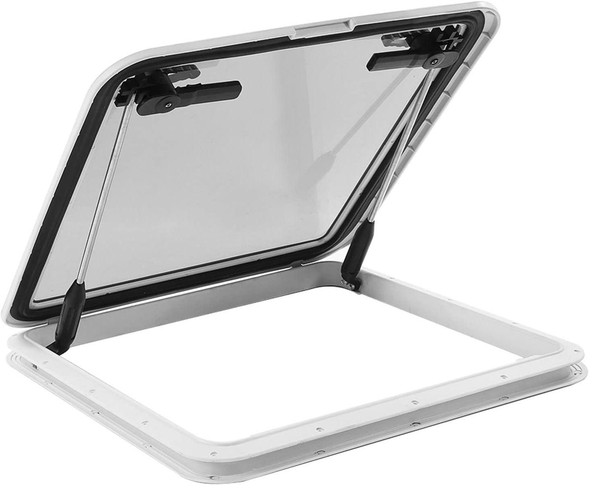 Allecto Plus - Rechthoekig Bootluik 565x565mm - Boot Raam Luik Vierkant Dekluik - Marine Jacht Camper - Zeevaart Jachtvangst