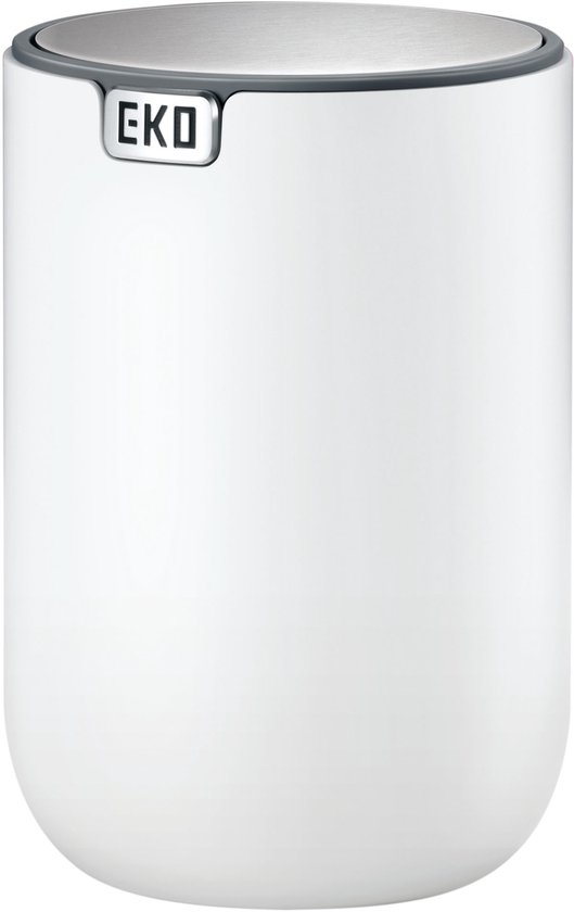 EKO - Fandy Tafelafvalbak 1,5 liter - wit - kunststof - Prullenbak