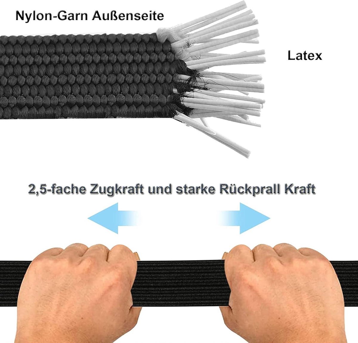 5 Stuks Spanbanden en Spanrubber met Haken - Fietsbagagedrager Expander en Rubberen Spanners voor Fiets en Motorfiets