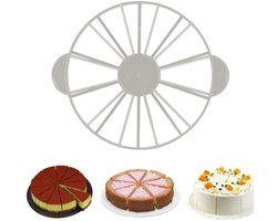 Ibenzoa® Handige Kunststof Taartverdeler voor Perfecte Taartstukken en Bakplezier in de Keuken