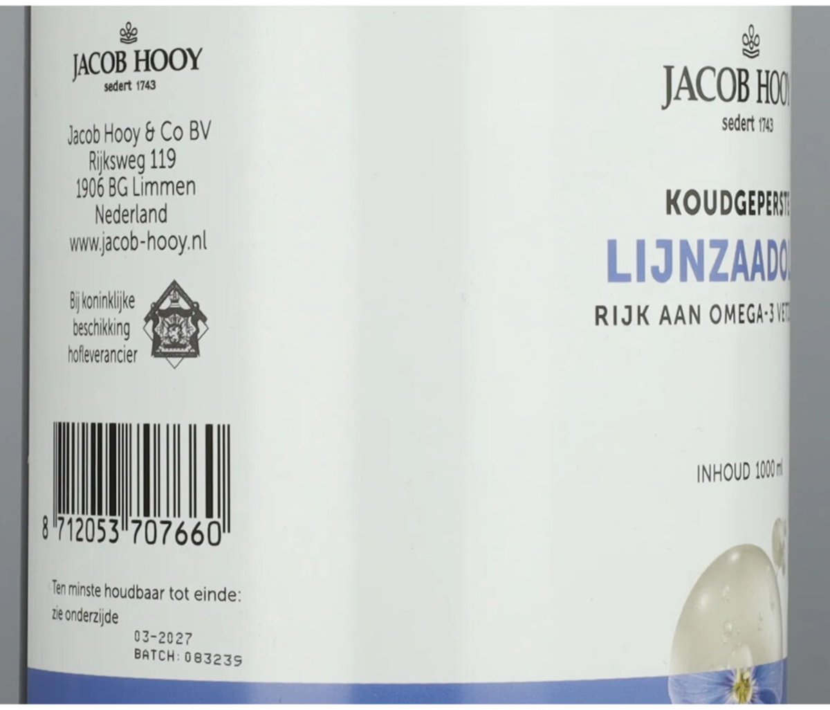 Goedkoopste JH LIJNZAAD OLIE INWENDIG