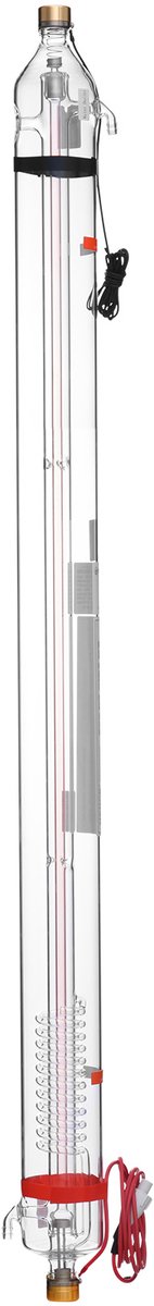 90w Co2-Laserbuis, Lengte 49,2 Inch (1250 Mm) Voor Lasergraveermachine, Laserbuis Voor Co2-Lasergraveermachine Glazen Laserbuis