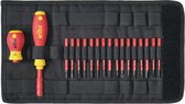 Wiha Schroevendraaier- en bitset slimVario® SL / PH / PZ / TORX® / Zeskant in etui - 19-delig - 41231