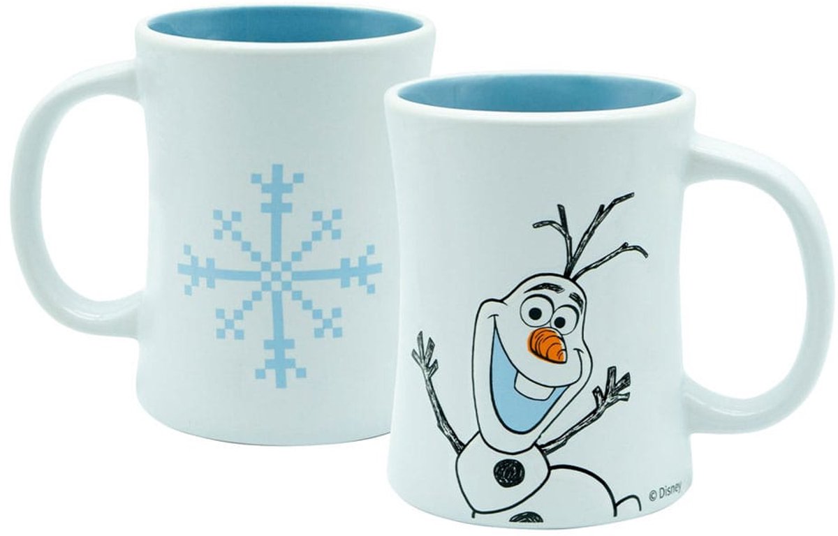 Geda Labels Disney Frozen 3D Relief Mok / Beker Olaf 360 ml Cups & Mok / Bekers
