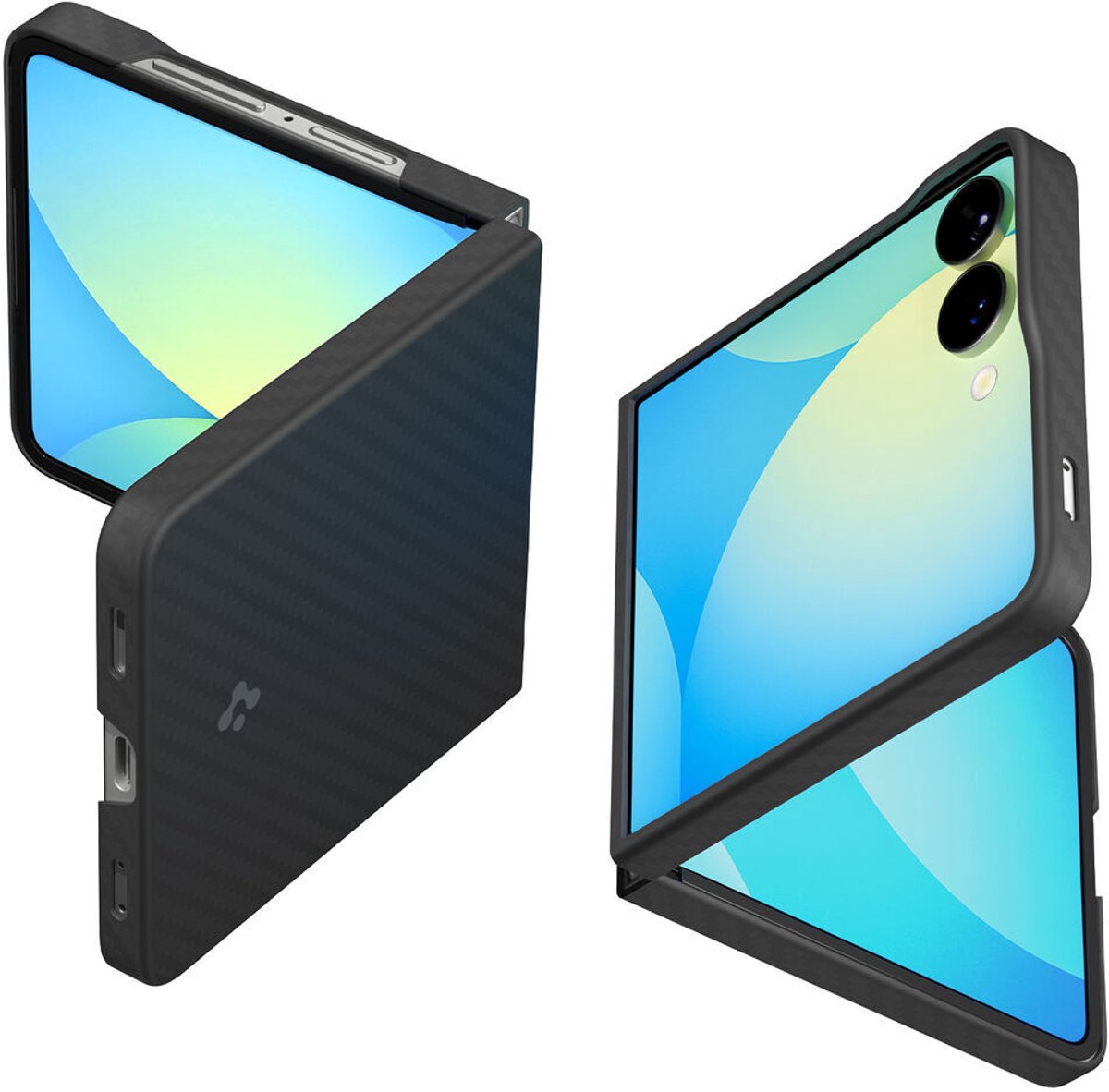 Spigen Air Skin Aramid mobiele telefoon behuizingen 17,5 cm (6.9") Hoes Zwart
