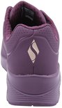 Baskets violettes, arrière avec logo