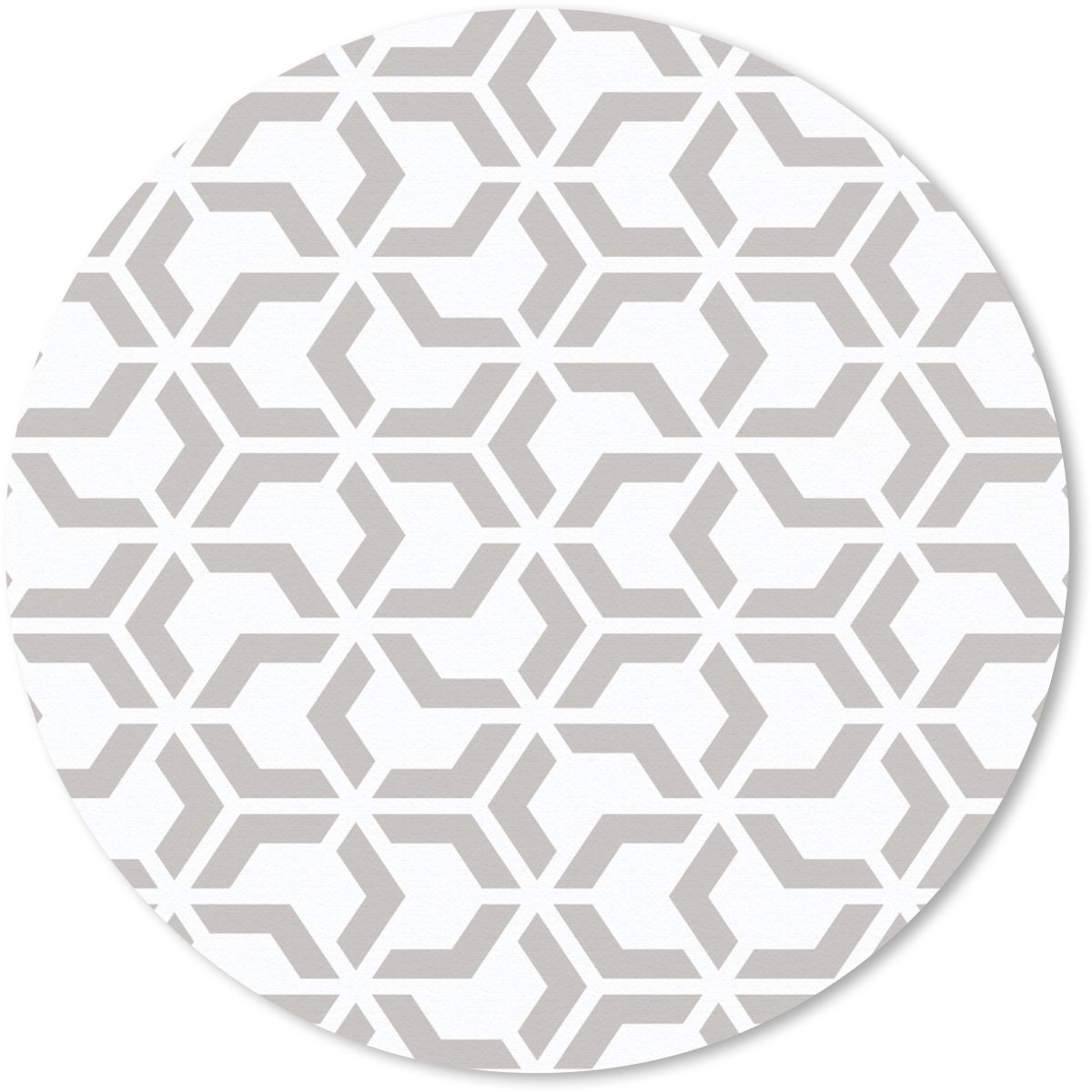 Muismat rond 50x50 cm - Mousepad Grafisch - Patroon - Modern - Ronde muismatten