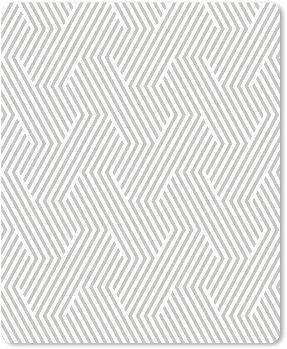 Muismat 19x23 cm - Mousepad Grafisch - Patroon - Modern - Schuin - Muismatten
