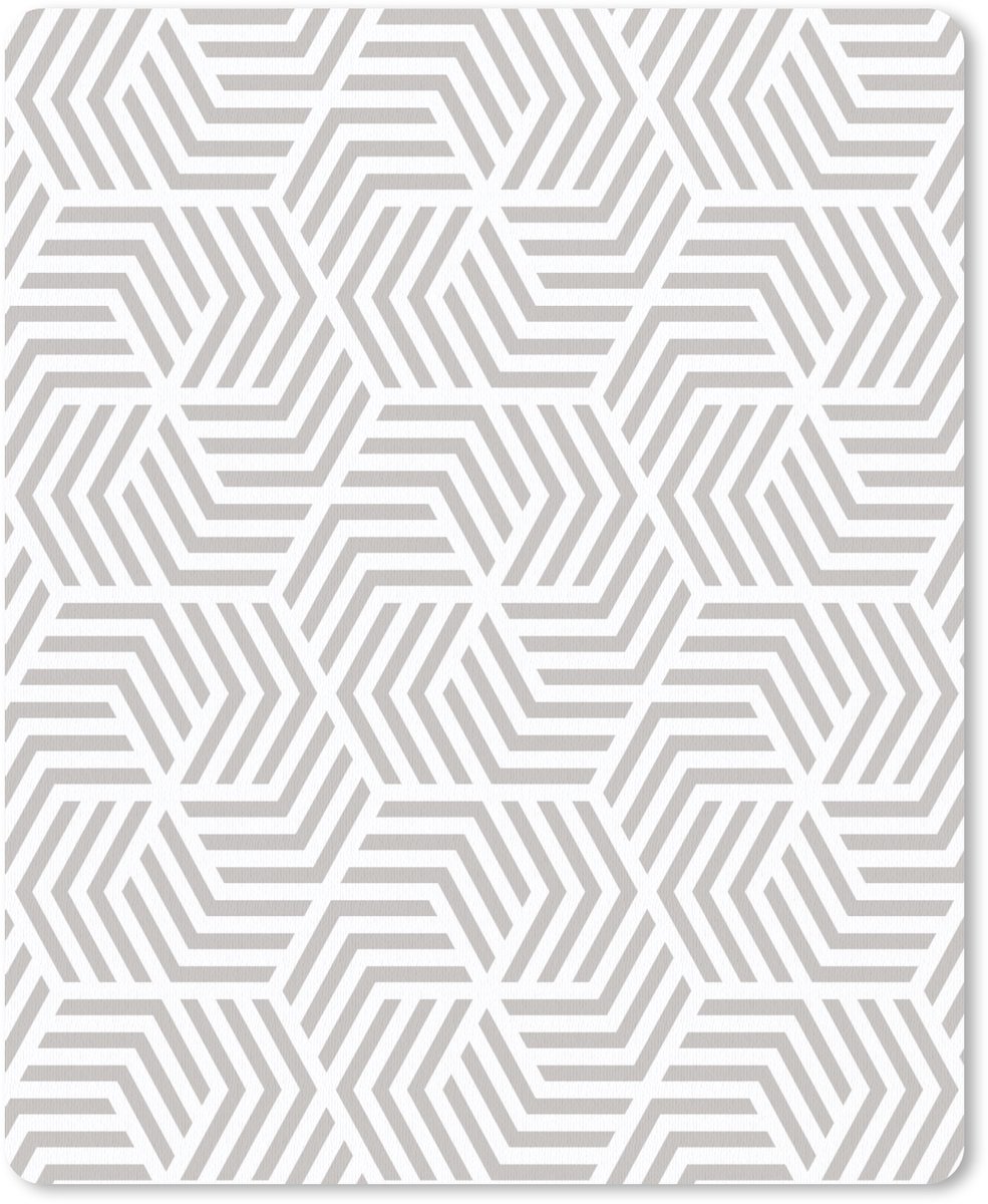 Muismat 19x23 cm - Mousepad Grafisch - Patroon - Modern - Onderbroken - Muismatten