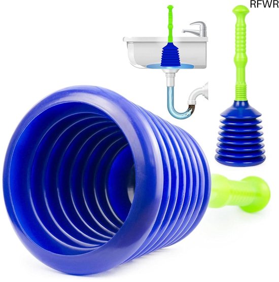 Krachtige toiletzuiger met caddy voor het ontstoppen van afvoeren, ideaal voor alle