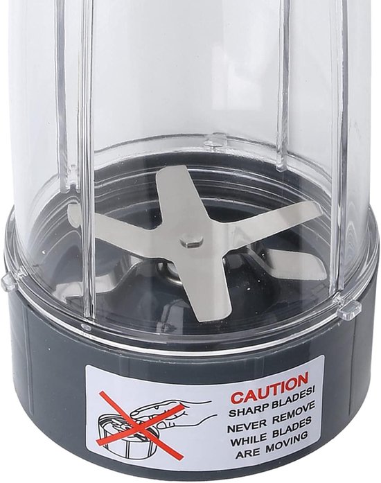 32OZ sapcentrifugebeker met extractorkruismes, sapcentrifugebeker vervangende onderdelen geschikt voor 600W 900W blenders van Merkloos — afbeelding 3