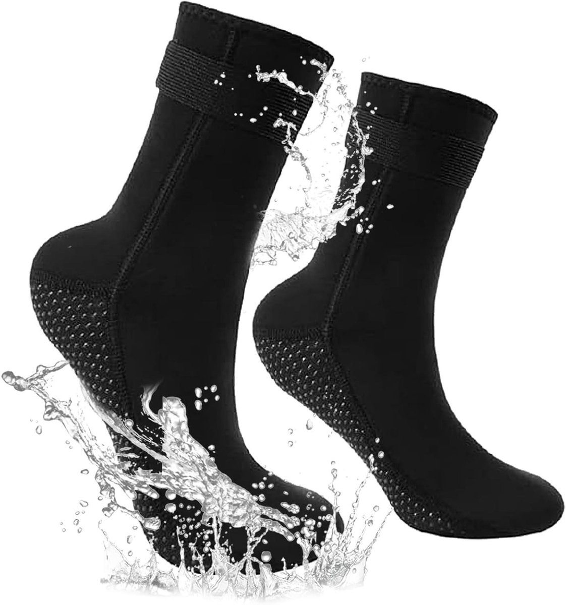 Allecto Plus - Duikschoenen Strandsokken Strandvolleybalsokken Waterdichte Sokken Zwemsokken Bescherm je voeten tegen natte sokken van ijs tijdens het baden en geniet van snorkelen, surfen en zeilen - Geschikt voor zowel dames als mannen