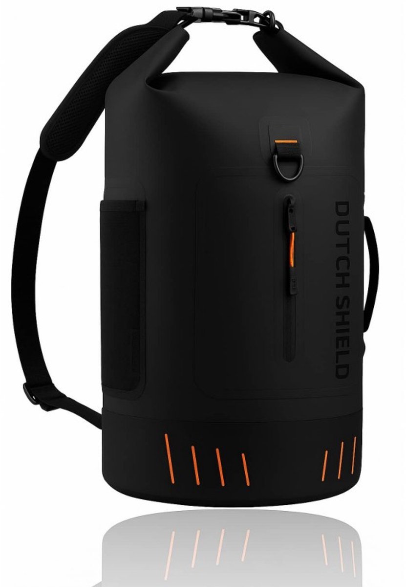 Waterdichte Drybag 30 Liter – Dry Bag Rugzak – Plunjezak - Droogtas - Strandtas – Trekking, Outdoor & Watersport - Zwart