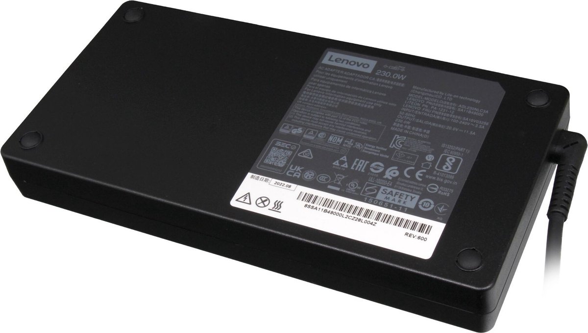 Lenovo 5A10H28357 oplader 230W - vlak
