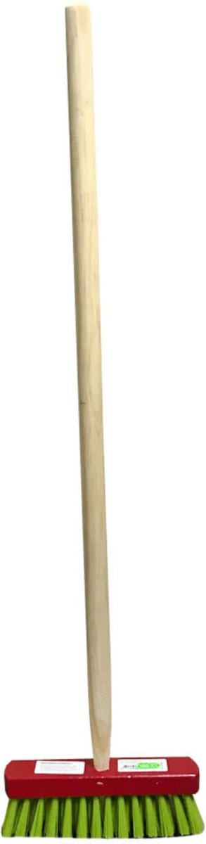 Talen Tools - Kinderbezem - Rood/Groen - 80 cm - Compleet van Talen Tools — afbeelding 3