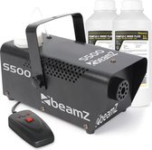BeamZ S500 metalen rookmachine met 2 liter rookvloeistof - 500W