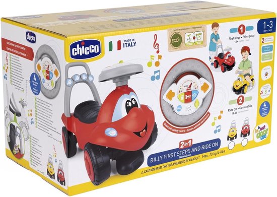 Chicco ECO+ Billy Geel Walk And Ride Loopauto 11211400000 - Chicco
