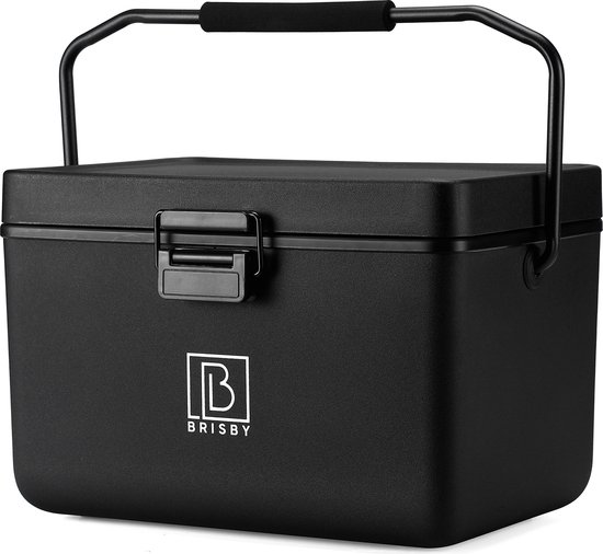 Brisby Koelbox - Frigobox - 12L - Zwart – Incl. Ergonomisch draaghandvat - Dividers - Snijplanken - Tot maximaal 40 uur isolatie - Incl. 2 koelelementen van 200ml van Brisby — afbeelding 2