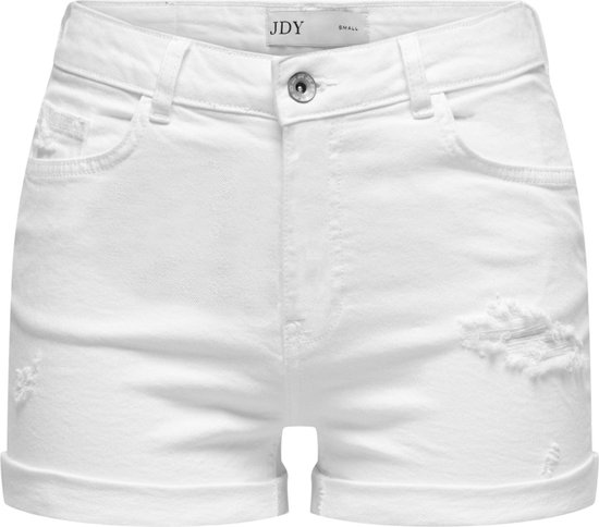 Jacqueline de Yong Broek Jdyblume Mw Fold-up Shorts Dest. Mi 15293951 White Dames Maat - L
