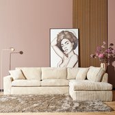 MySofa Hoekbank Teddy Beige Rechts