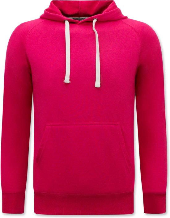 Hoodie Heren - Classic Hoodie met Capuchon - Magenta