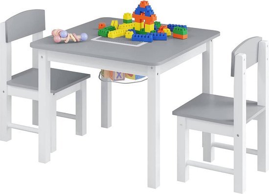 5-in-1 Multifunctionele Activiteitentafel en 2 Stoelen - Voor Kinderen