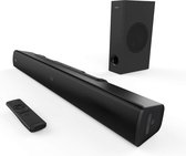 Creative Stage V2 - Soundbar voor TV en desktopmonitor - met subwoofer (zwart)
