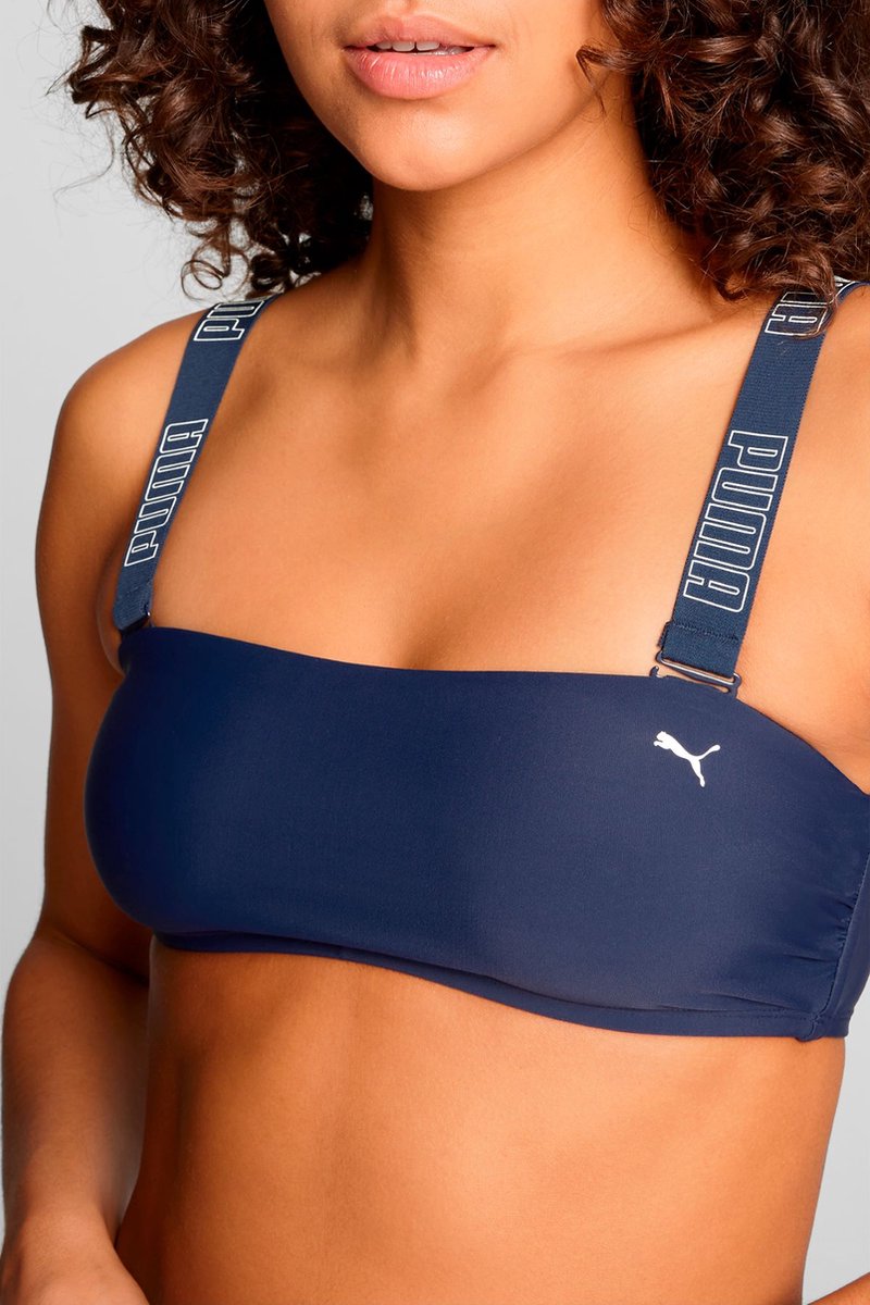 Puma Bikinitopje Bandeau -M Blauw