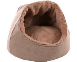 Kattenbed – katten slaapmand – kattenhuis – kattenhol – Cat cave – Oudroze, 46 x 46 x 36 cm – Flamingo Slaapplaats Lana