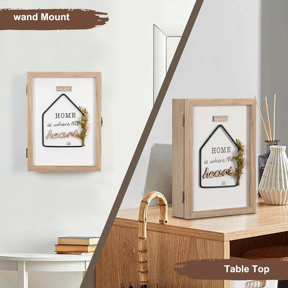 Wanddecoratie sleutelhouder met 5 sleutelhaken, aan de muur gemonteerde sleutelhangers Wanddecoratie sleutelhouder met 5 sleutelhaken, aan de muur gemonteerde sleutelhangers