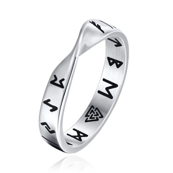 Mendes Nordic Heren Ring- Rune Script