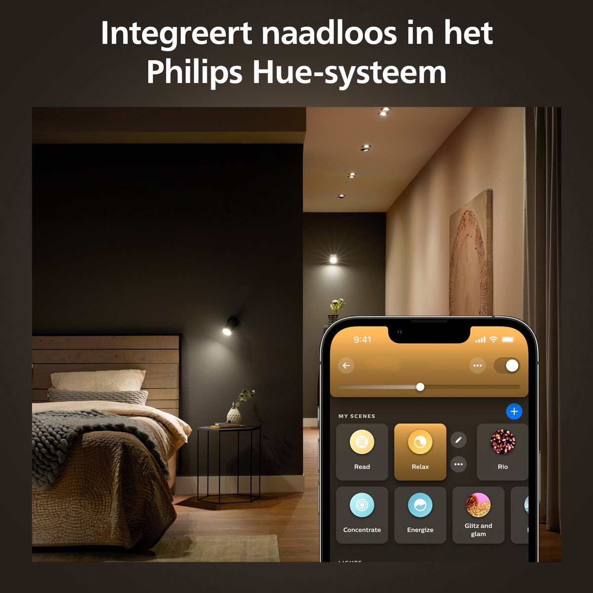 Philips Hue Spot - warmwit licht - 1 pack - GU10 — afbeelding 7