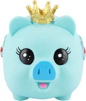 Zachte Cartoon Piggy Geld Besparingen Doos Coin Saver Bank Kinderen Speelgoed Gift(Blauw) met schattige spaarvarken-ontwerp