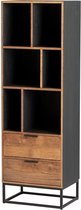 Boekenkast Milano 60 cm mahoniehout - Bruin | Meubelplaats