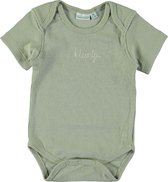 Babylook Romper Korte Mouw Kleintje Rib Desert Sage 68