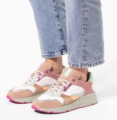 Manfield - Dames - Multi color suède sneaker - Maat 39