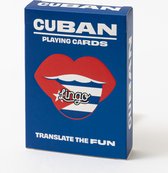 Lingo- Cubaanse speelkaarten- playingcards- talen leren- Cuban- jong en oud- Cubaanse woordenschat- woordenschat- Leer Cubaanse woordenschat op een leuke en gemakkelijke manier- 52 essentiële vertalingen- Leren- reizen- spelen